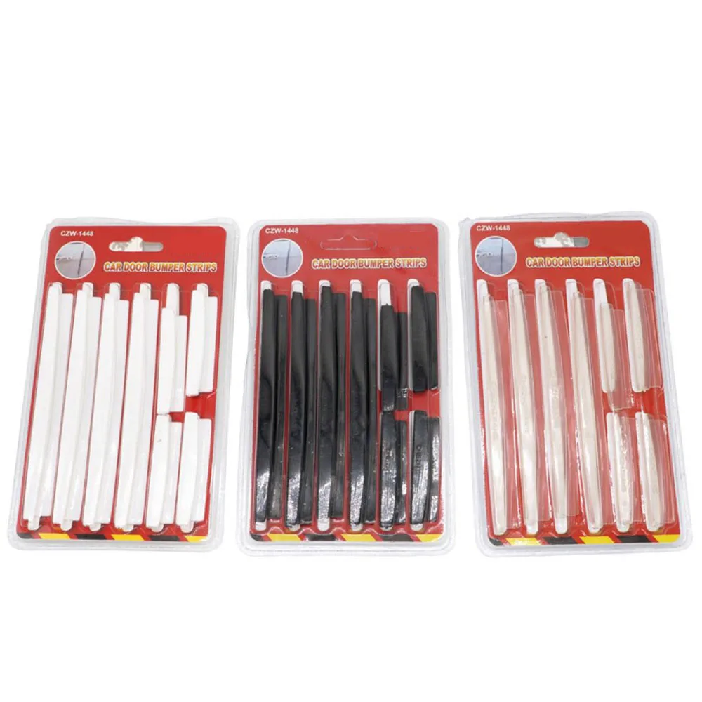 8PCS Universal Car Door Side Edge Protectors SUV Bumper Handle Scrape Guard Auto Vehicle Protection Stickers