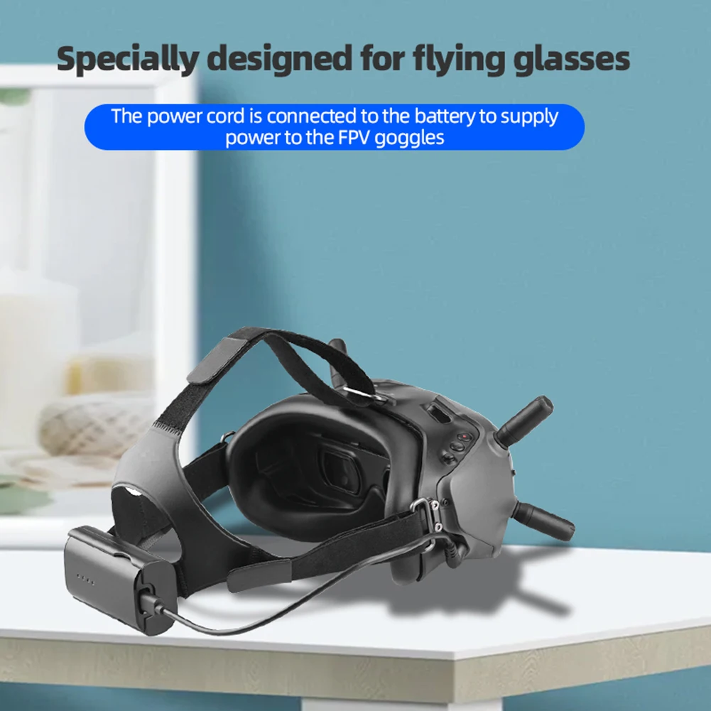 Description Picture 6 of itemFast Charge Power Cable Drone Accessories Cable for DJI FPV Goggles FPV Goggles V2 USB C to DC Power Supply Cord