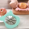 1pc - Cute cartoon stainless steel apple slicer, fruit slicer, fruit slicer, apple knife 2
