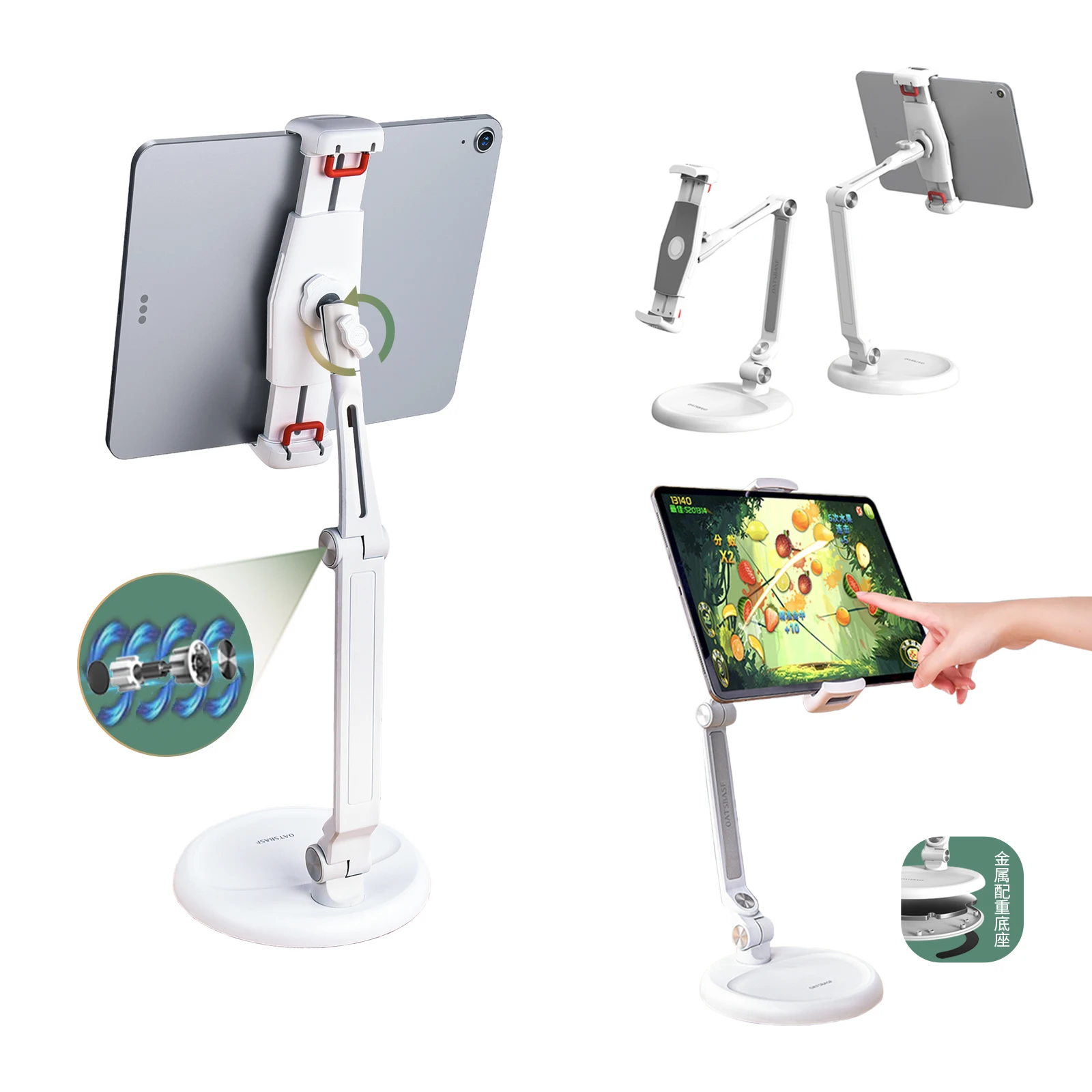 Ajustável Desktop Tablet Suporte De Telefone Celular