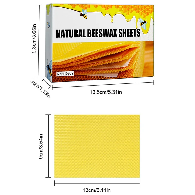 10pcs Beeswax Sheets Candle Making Craft DIY Kit Candle Maker Full