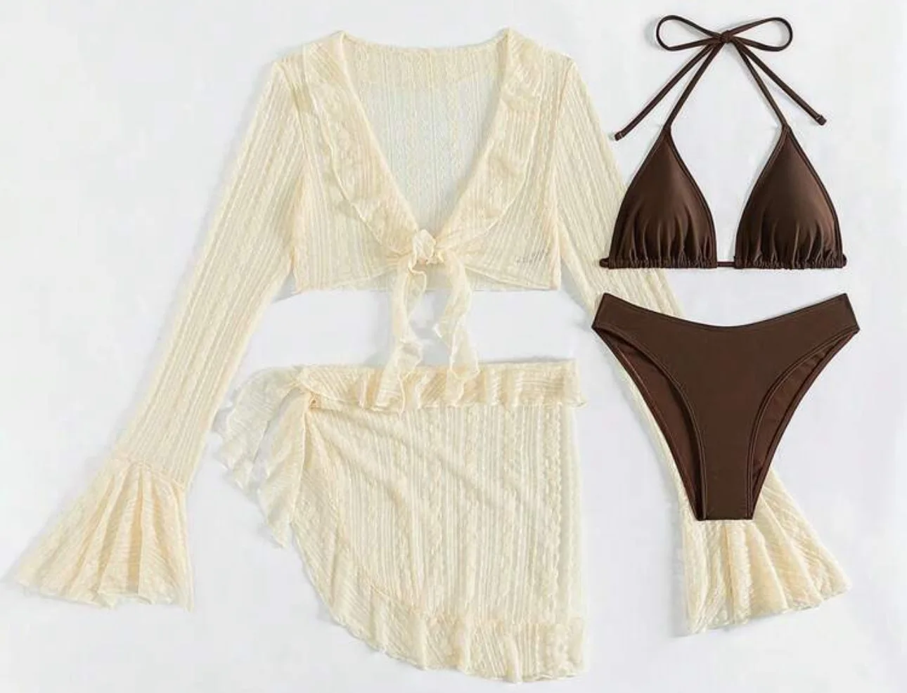 White bikinis