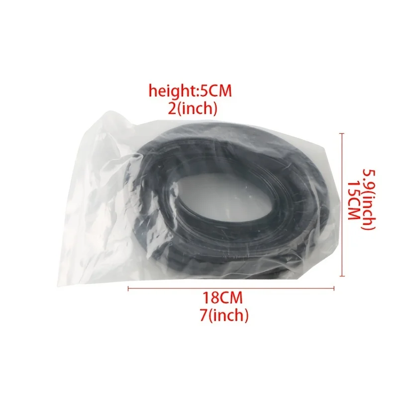 2M/5M Car Door Protector Rubber Anti-Scratch Seal Protector Car Door Soundproof And Guard Strip Bottom Anti-collision Strip car door edge guards car door protector car door seal strip car door anti collision strip car door edge protector car door rubber protector