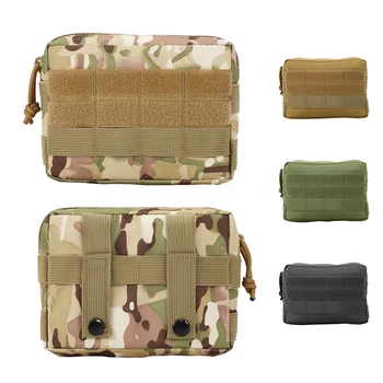 Sistema di sospensione con fibbia in metallo Kit di attrezzi EDC per esterni Kit di accessori Il marsupio Molle può essere appeso sulla parte superiore dello zaino del gilet da caccia