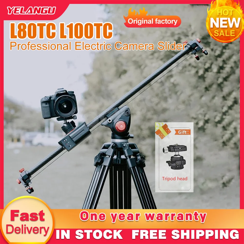YELANGU L80TC L100TC プロフェッショナル電動カメラスライダー