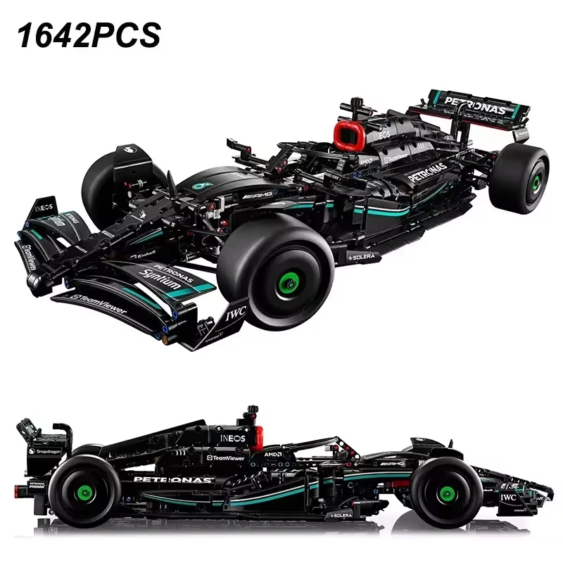 Building Block Toys 1642PCS Technical F1 W14 E Performance Speed Car Building Blocks Compatible 42171 Vehicle Model DIY for Children Kid