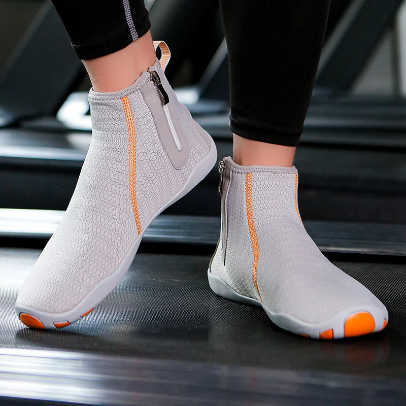 Diving Socks High Top Barefoot Water Shoes Swim Sandal Men Beach Aqua Shoe Women Drainage Wading Sneaker Fitness Fishing Surfing diving socks diving shoes water shoes aqua shoes barefoot shoes
