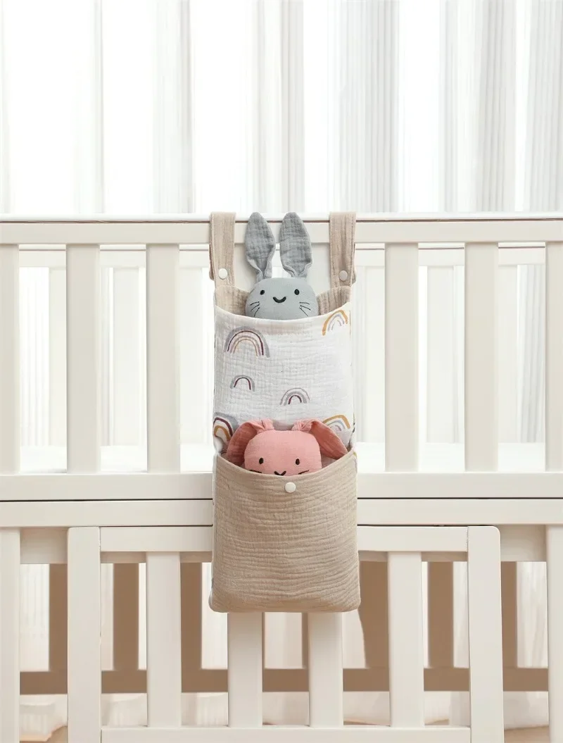 Description Picture 4 of itemBaby Stuff Organizer Kids Crib Storage Bag Multifunctional Newborn Bed Bag for Children Bedding Diaper Bag Stroller Organizer