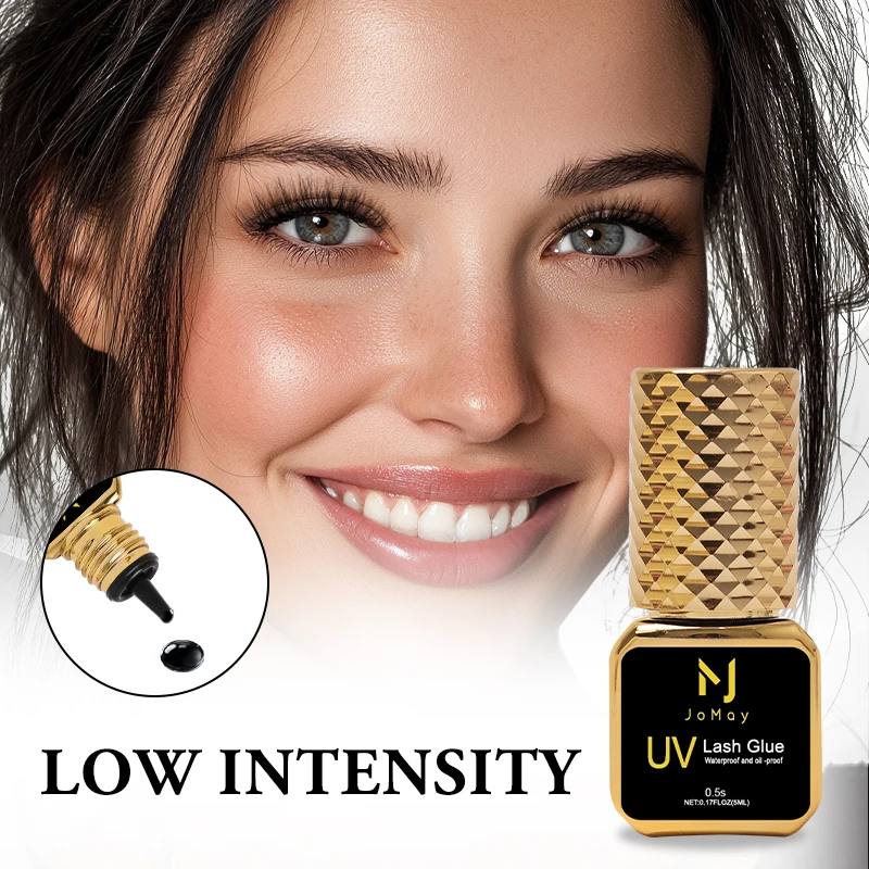 JOMAY 0.5Sec Eyelash Extension Glue Black Fast Dry UV Lashes Glue Black Eyelash Glue Lash Remover For UV Eyelash Extension 3
