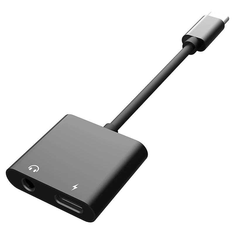 

Переходник для наушников и зарядного устройства с USB C на 3,5 мм, разъем для наушников Wingstek типа C, преобразователь Aux для Samsung Galaxy