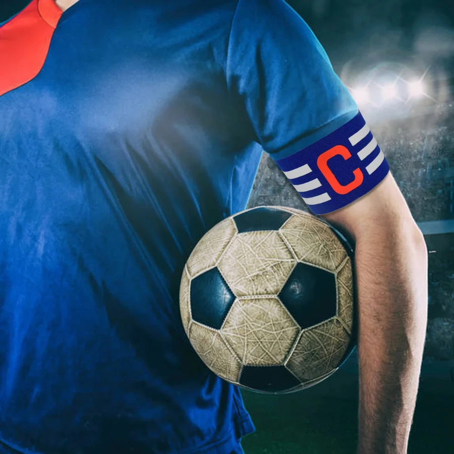 Adjustable Football Captain's Armband for Adults and Youth Comfortable and Durable Soccer Band for Team Captains Ouzey football armband