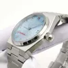 40MM Arabic Blue Dial Mens Watch Automatic Sapphire Wristwatch NH35 Movement Date Steel Strap Waterproof Automatic Watch Men 5