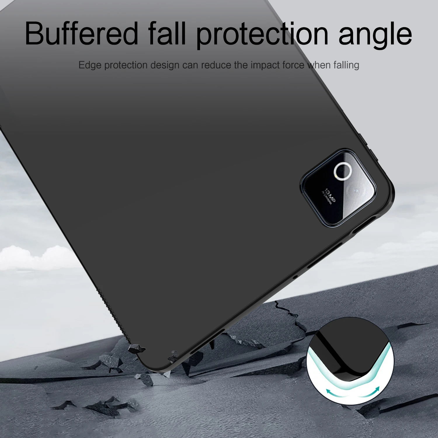 Premium TPU Silicone Protective Tablet Cover - Soft Case