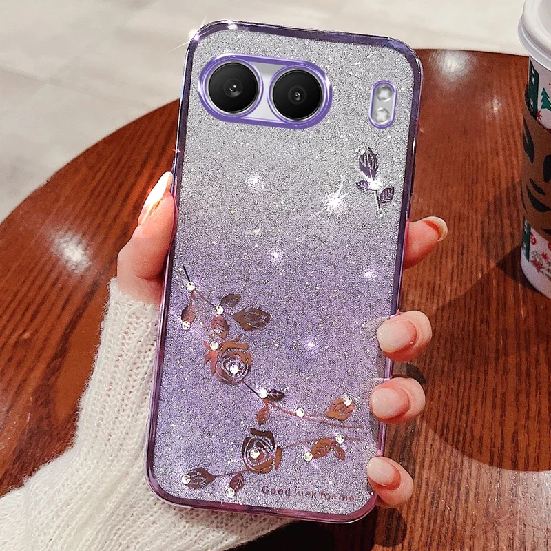 Luxury Glitter Shiny Diamond Ring Holder Soft TPU Phone Case