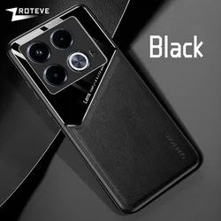 Premium PU Leather Magnetic Shockproof Phone Case - Zroteve Collection for Note 50S 5G (Black)