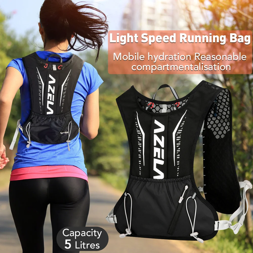 Running Backpack Hydration Vest 5L Lightweight for Bicycle Marathon Hiking