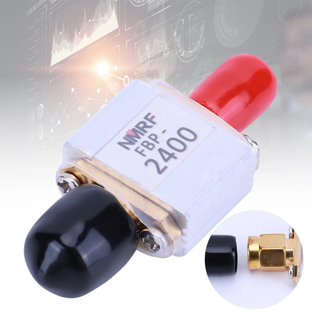 FBP-2400 Reduce Noise Band Pass Filter SMA 2.4G 2450Mhz Anti Interference Narrowband Filter Zigbee Anti-Jamming Dedicated