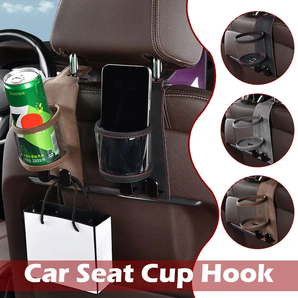 

Многофункциональный крючок для чашки, задняя крышка для хранения бутылок с молоком, коробка с крючком для напитков, замшевый держатель для чашки, автомобильное хранилище, задний J0p4