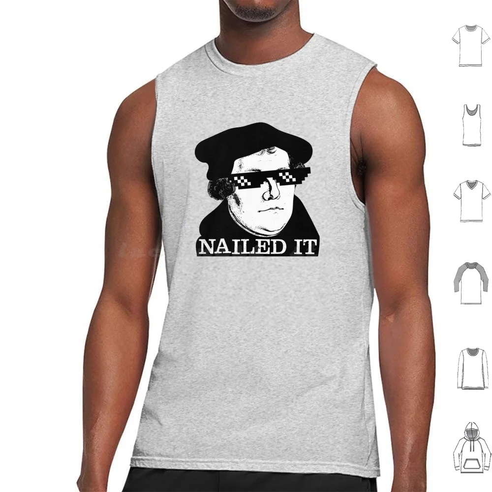 Luther-Naunted It-Riformato Thug Life Tank Top Stampa Cotton Luther Naunted It Formation Formation Thug Life