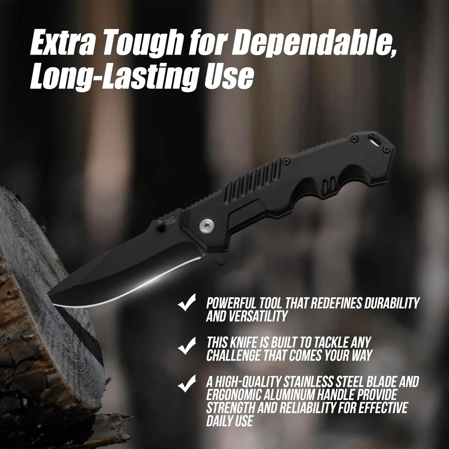 Folding Pocket Knife Stainless Steel Blade Edc Knife for Men Women Camping Fishing