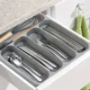 Kitchen Drawer Organizer for Utensils and Flatware, Non-Slip Cutlery  Tray with Expandable Design, Durable , Easy to Clean - Ide 3