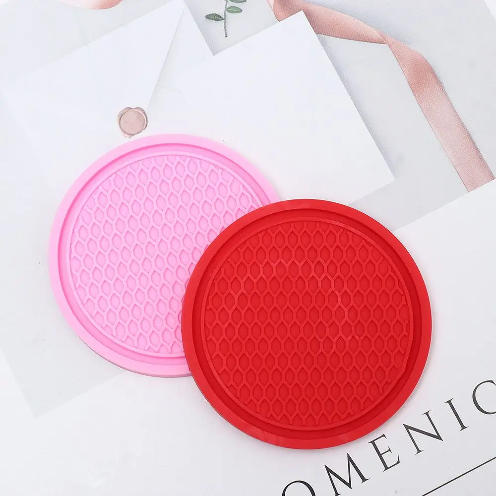 Cup Holder Coasters Cup Holder Inserts Car Coaster Pads Rubber Car Drink Coaster PVC Travel Auto Cup Holder Insert Coaster Anti Slip Insulation Cup Mats