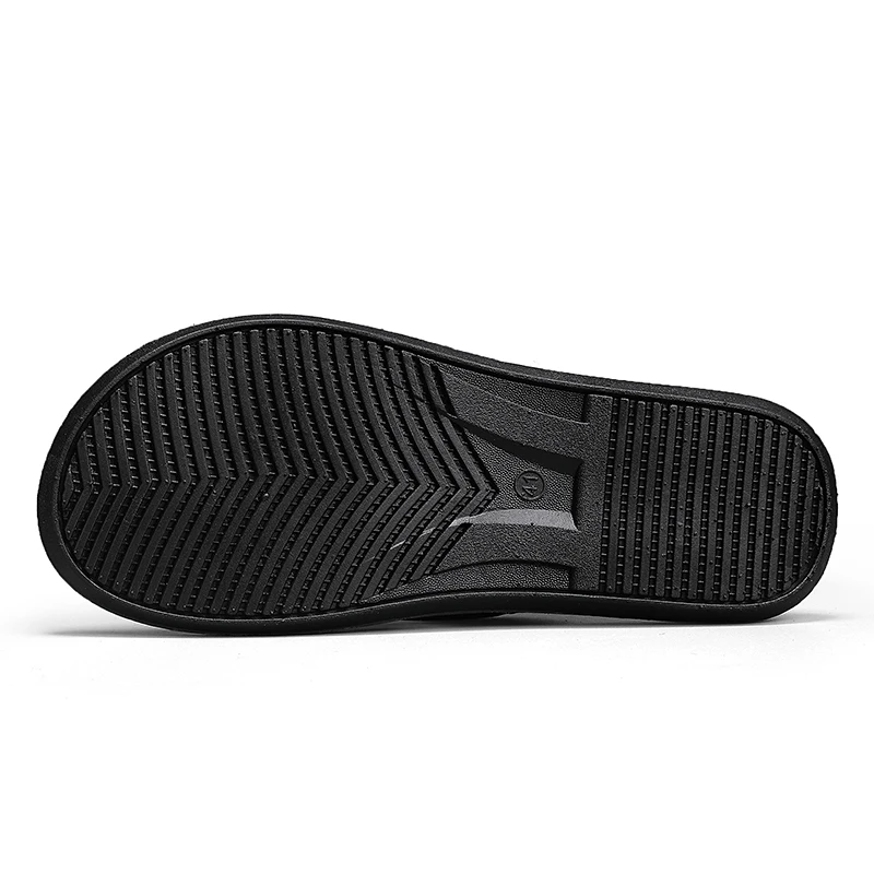 Herren-Hausschuhe, Sommer-Flip-Flops im neuen Stil, weiche Sohle, bequeme, offene Zehen-Hausschuhe, geeignet für Spaziergänge im Innen- und Außenbereich, Summe – Detail 5