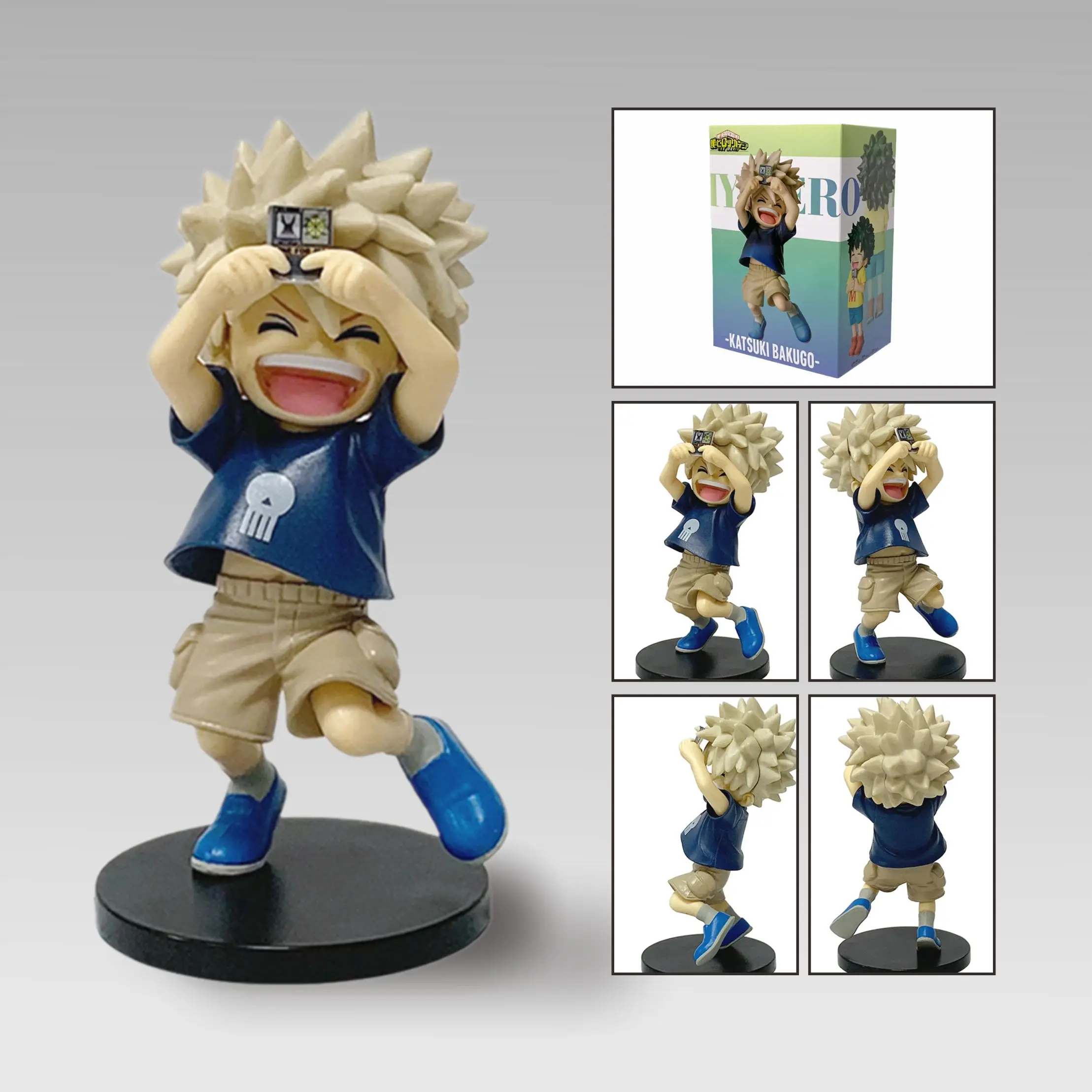 Neu eingetroffen | Auf Lager Geschenk | My Hero Academia Kindheit Izuku Midoriya / Kindheit Katsuki Bakugo Figurenmodell Dekorationspuppe