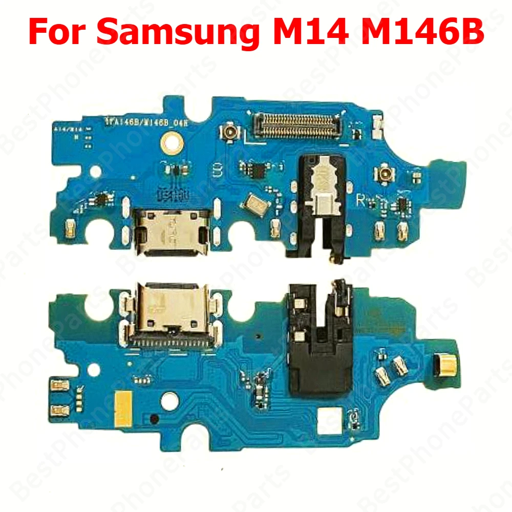 Enhanced Charging Port Flex Connector Replacement Board with USB Connector and Ribbon Socket