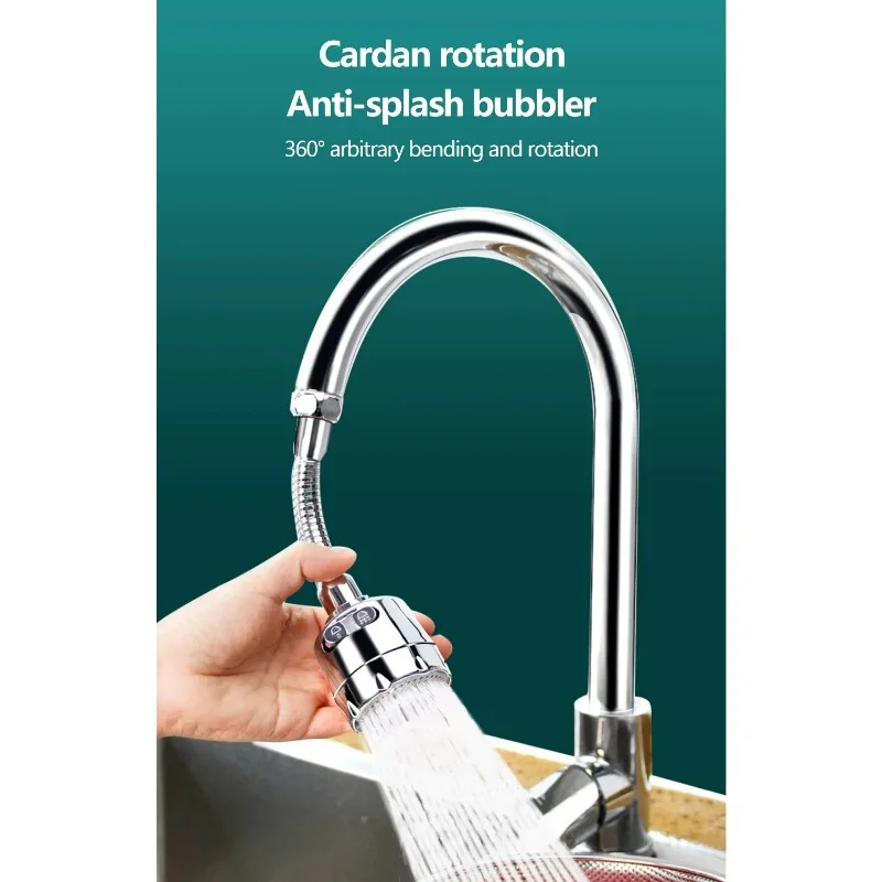 Adjustable 360 Degree Swivel Kitchen Faucet Aerator
