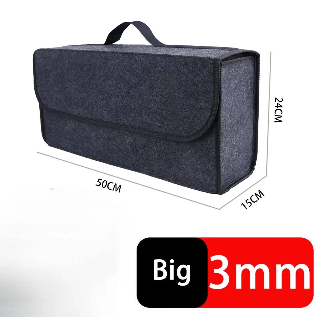 Car Trunk Organizer Foldable Portable Felt Storage Box