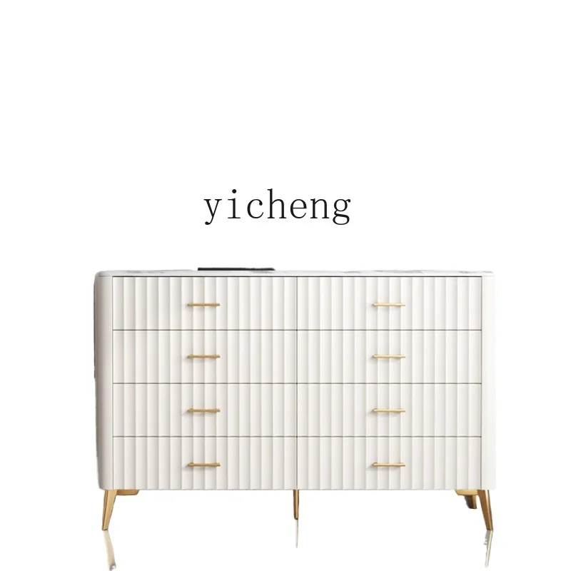 

ZF Marble Chest of Drawers Simple Post-Modern Curio Cabinet Living Room Storage Locker