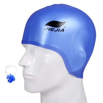 Swim Caps Ear Protection Full Silicone Swimming Cap ,universal,swimming Earmuffs 2