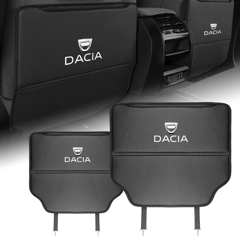 1Pcs Car Anti Kick Pad Seat Back Protector Cover For Dacia Duster Logan Sandero Lodgy Dokker