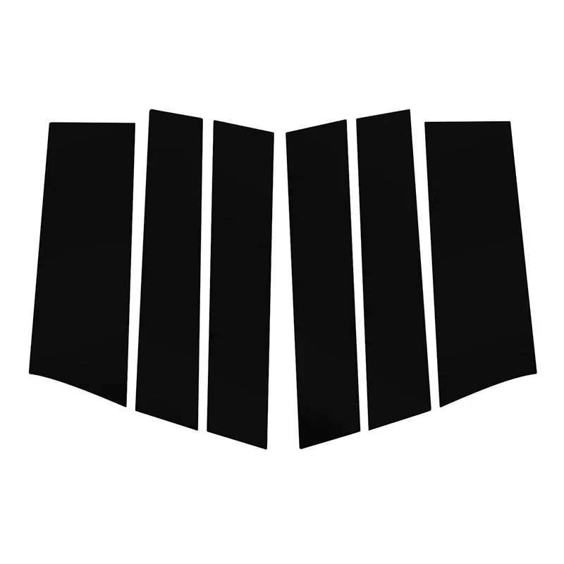 

1 комплект черных стоек для окон и дверей автомобиля, комплект накладок для молдинги для Honda Odyssey 2011 2012 2013 2014 2015 2016 2017