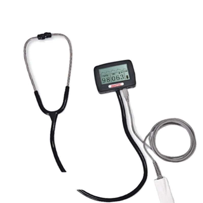 

Digital visiual stethoscope with LCD for ECG display,ECG machine