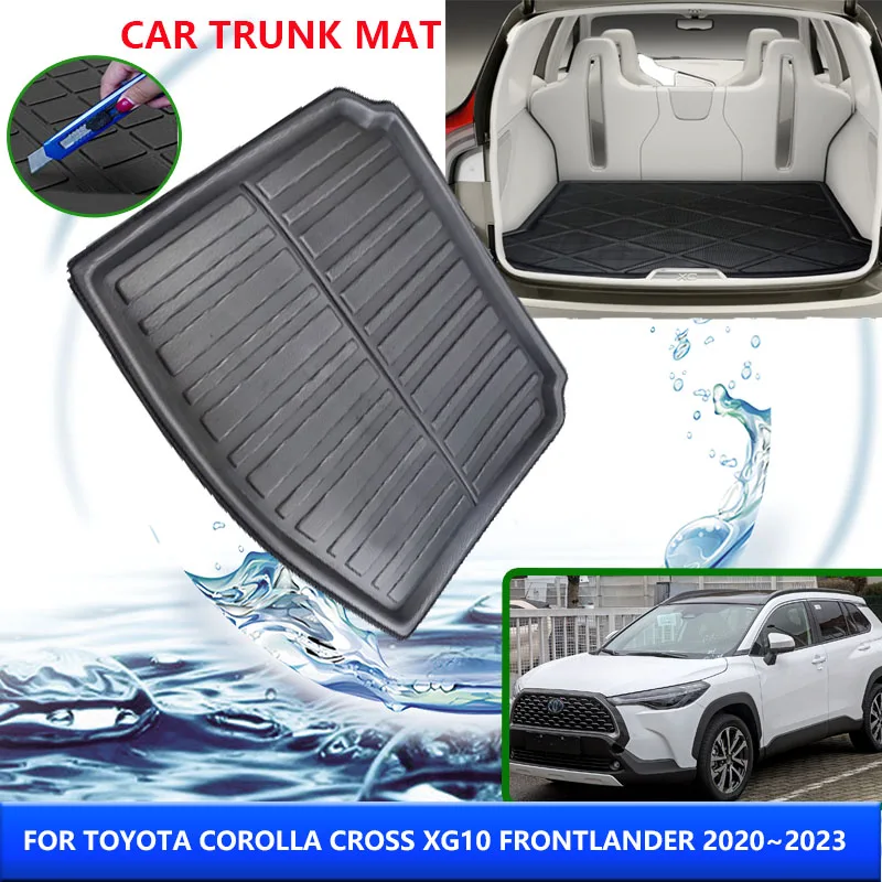 Per Toyota Corolla Cross 2023 2022 Xg10 2020 2021 Car Trunk Cargo Liner Impermeabile Durevole Pad Interni Pavimento Moquette Accessori