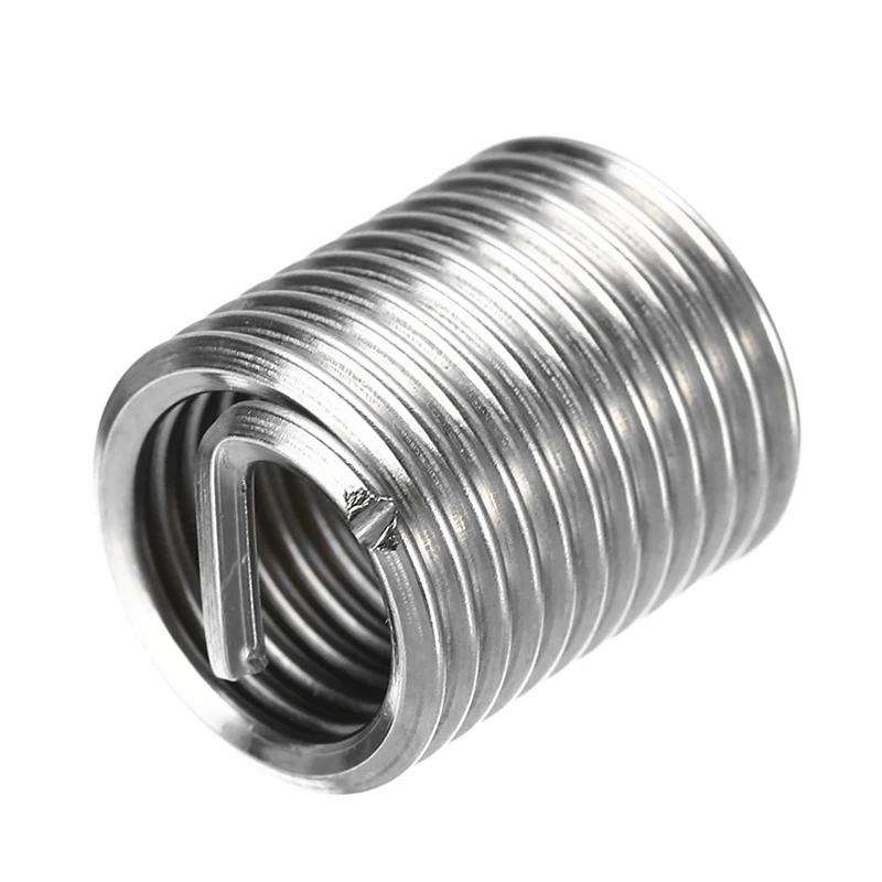 2-50pcs M2 M2.5 M3 M4 M5 M6 M8 M10 M12-M24 304 Stainless Steel Helicoil Thread Repair Insert Coiled Wire Helical Screw Sleeve thread repair insert