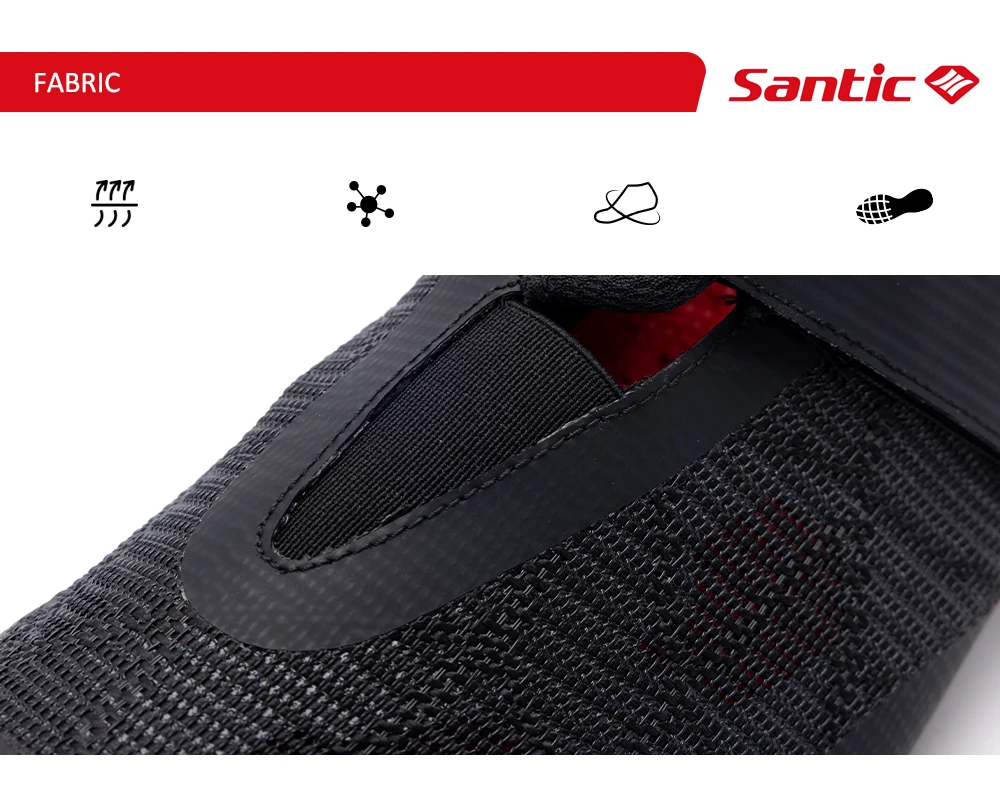 Santic Triathlon Fahrradschuhe Unisex Hardness12 Carbon Fiber Laufsohle Fahrradschloss Schuhe Schnellverschleiß Straßenreiten Radfahren Sneaker – Detail 8