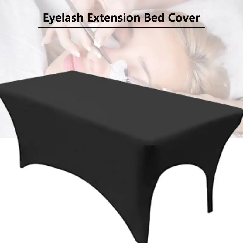 접목 인조 속눈썹 침대 커버 시트, 속눈썹 익스텐션 살롱 스페셜 마사지 스파, 생일 웨딩 뷔페 천, 화이트, 6FT