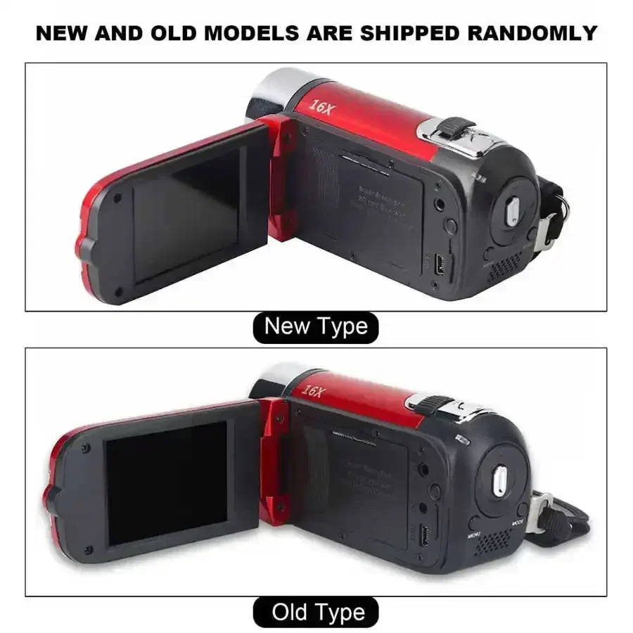 1080P Full HD Digital Camera 270° Rotation DV Video Recorder 2.7inch Touch Screen Digital Camcorder 16X Digital Zoom CMOS Sensor 6