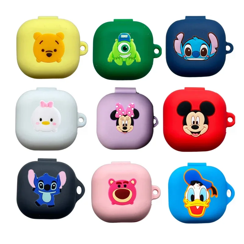 

Disney Earphone Case for Samsung Galaxy Buds Live / Buds Pro / Buds FE / Buds2 Pro Case Cute Cartoon Stitch Earphone Accessories