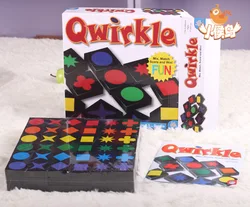 Children's Educational Qwirkle Wooden Chess Game - Interactive Parent - Child Toy Gift (Light green)