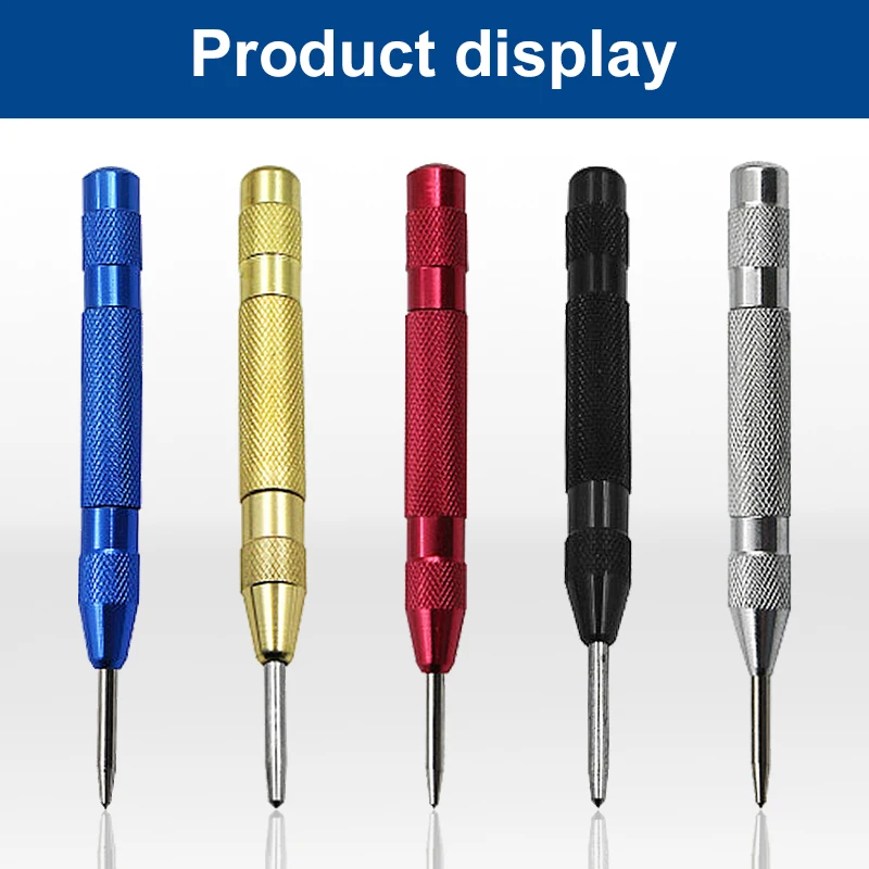 Automatic Center Punch Automatic Kerner Metal Punch Tool Woodworking Tools  Loaded Marker Wood Chisel Joinery Carpenter Tool