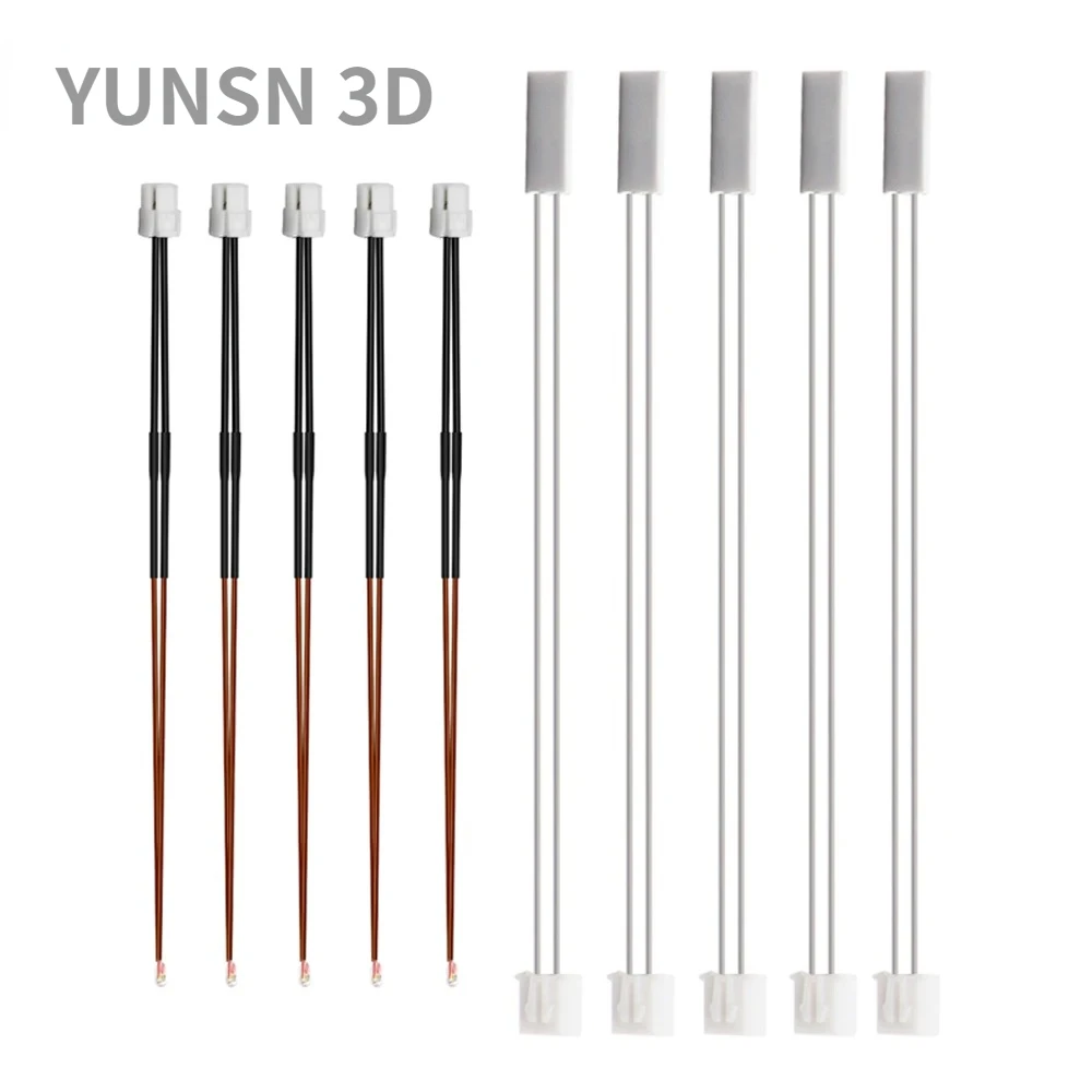 Bambu Lab X1 세라믹 카트리지 히터, X1-Carbon 콤보 P1P P1S 3D 프린터용, 100K NTC 3950 서미스터 온도 센서, 24V, 48W