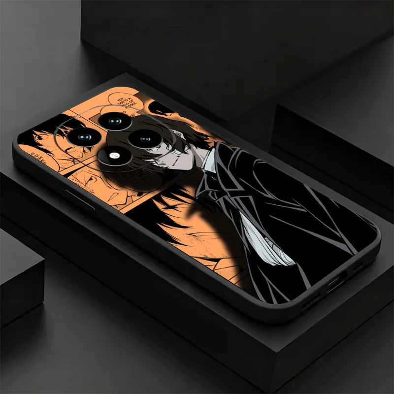 Bungo Stray Dogs Stylish Manga Phone Case - Black & White Couple Design