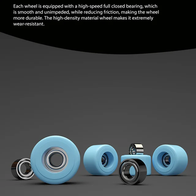 Novelty Finger SkateBoard Wooden High Quality Fingerboard Professional Stents Finger Skate Set Fidget Toys Kids Christmas Gift 6