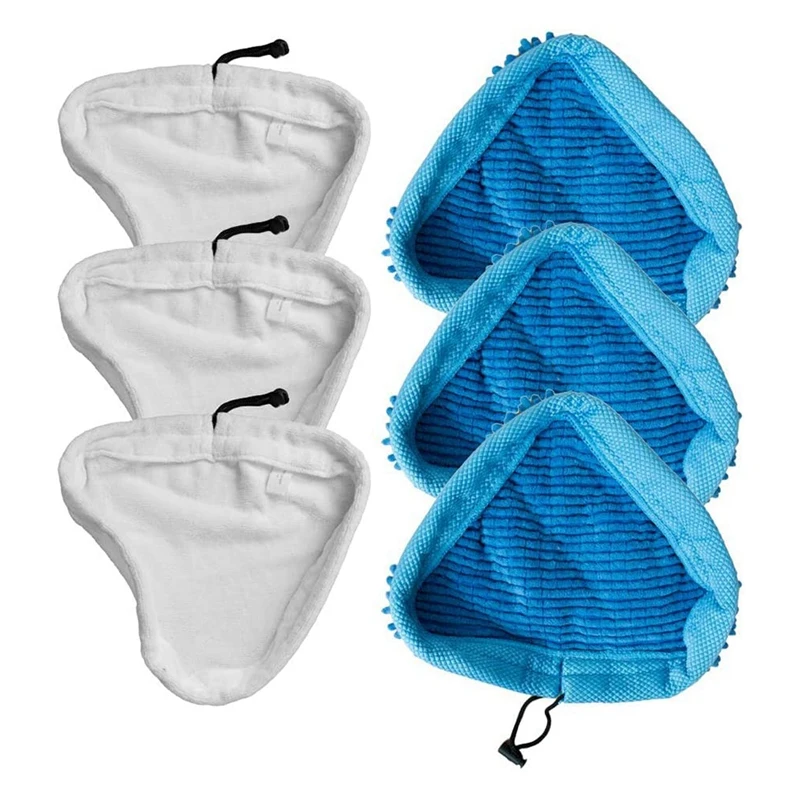 6 Pezzi Steam Mop Pad Per Vax S86-Sf-Cc S7 Thane H20 Hd H20X5 Vilelda Beldray Vytronix Stm01 Genie Neo Adatto Alla Maggior Parte Dei Mop A Vapore