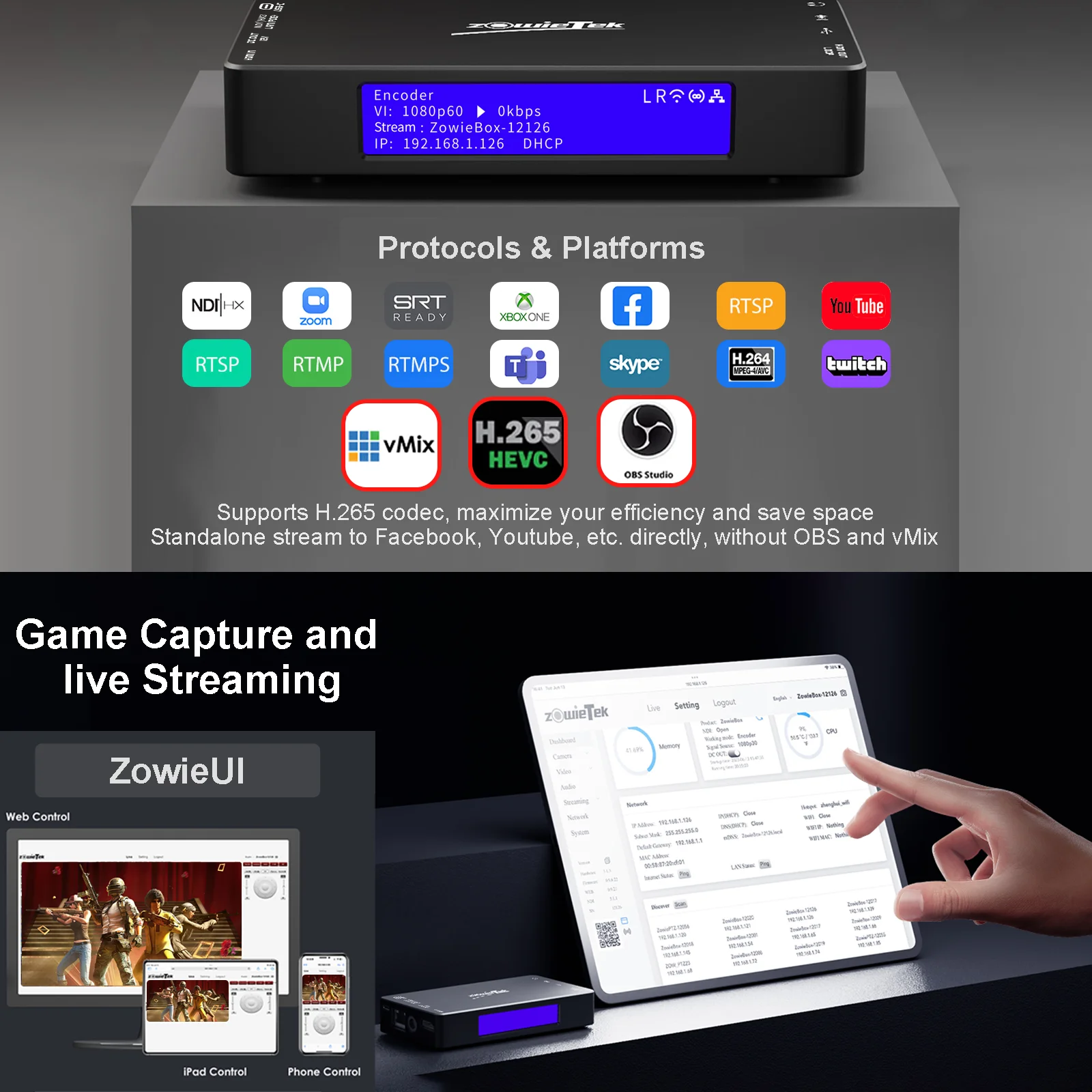 Video Recorder 4K HDMI Video Recorder &ndash; HDMI Capture DVR with H.265/H.264 Codec,4K@30fps Recording,Pass-Through & Playback on TV,No PC Required
