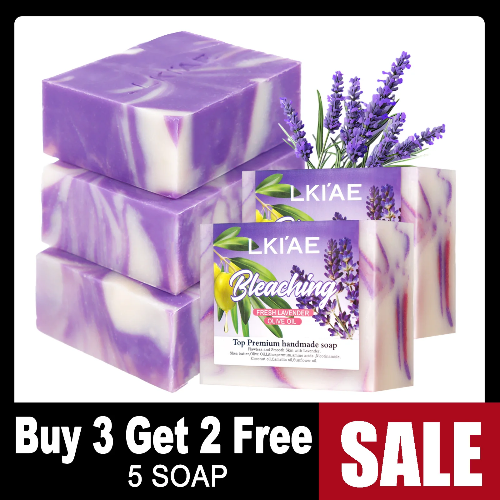 Lavender Niacinamide Soap Bar 4